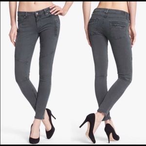 Paige Gray Moto Skinny Pants
